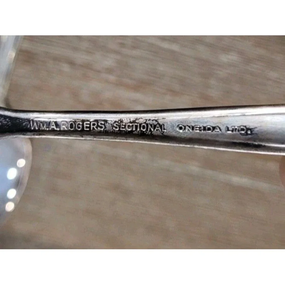 WM A Rogers Sectional Oneida LTD  Silverplate VALLEY ROSE  12 Teaspoons Spoons